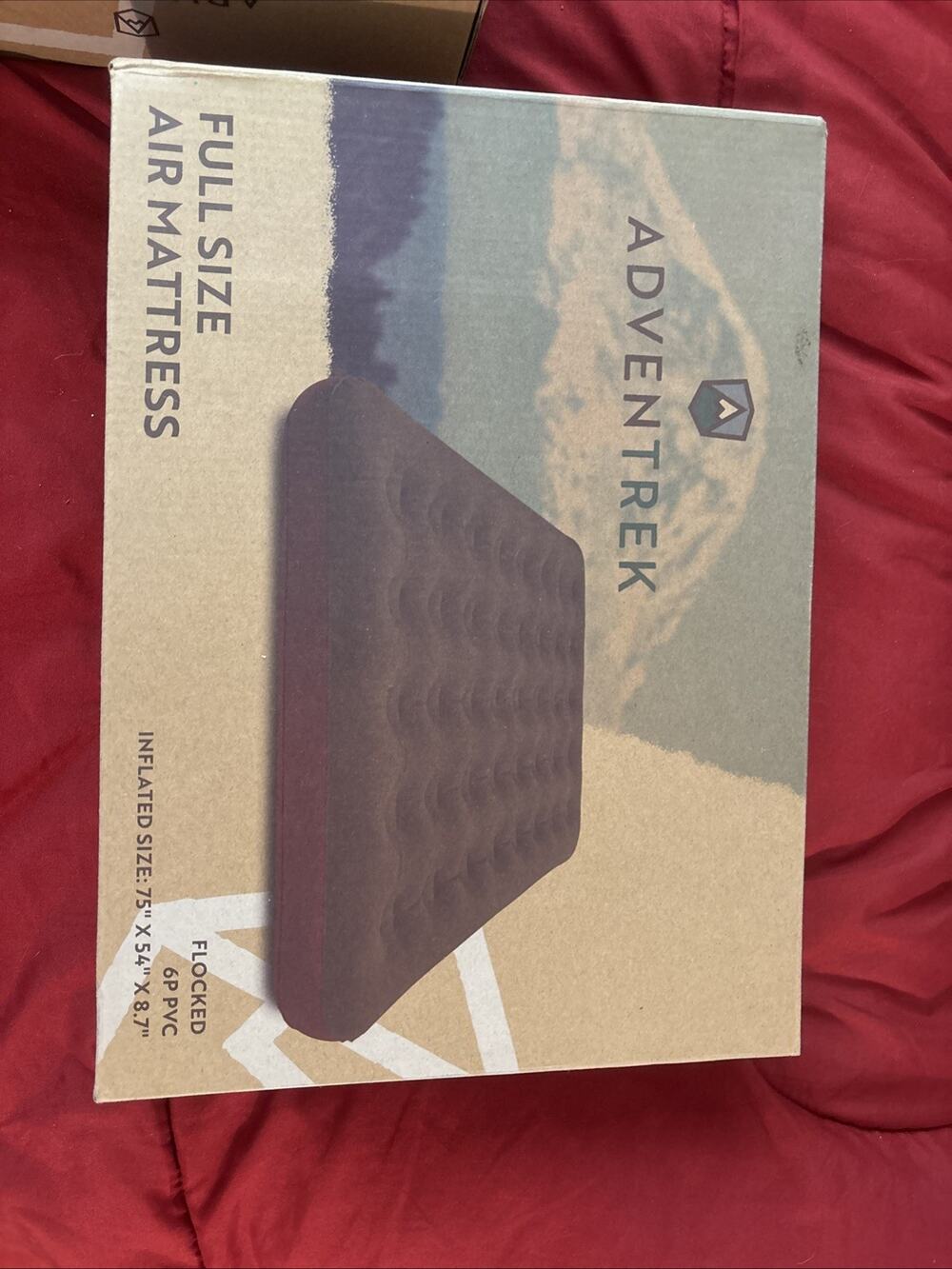 Adventrek Full Size Air Mattress New Damaged Box